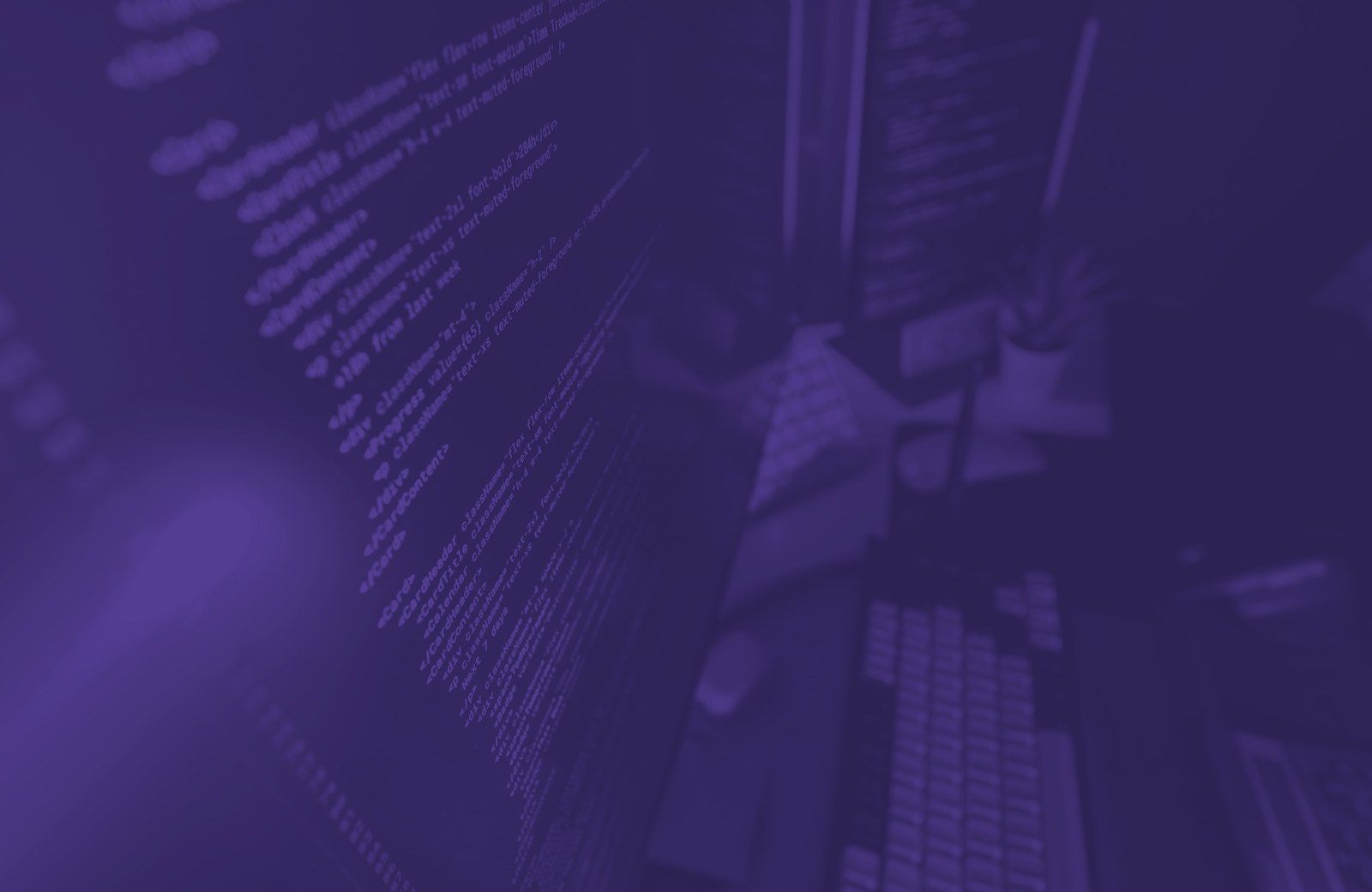 Nahaufnahme von Quellcode auf einem Bildschirm